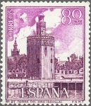 Sellos de Europa - Espaa -  ESPAÑA 1966 1730 Sello Nuevo III Serie Turistica Torre del Oro Sevilla