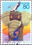 Stamps Japan -  Scott#2708 intercambio 0,40 usd  80 y. 1999