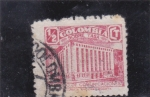 Stamps Colombia -  palacio de comunicaciones