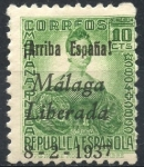 Sellos de Europa - Espaa -  ESPAÑA_SCOTT 10L8 EMISION PATRIOTICA MALAGA. $0,3