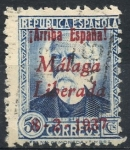 Sellos de Europa - Espaa -  ESPAÑA_SCOTT 10L17 EMISION PATRIOTICA MALAGA. $2,5