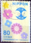 Stamps Japan -  Scott#3320 intercambio 0,90 usd  80 y. 2011