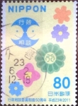 Stamps Japan -  Scott#3321 intercambio 0,90 usd  80 y. 2011