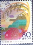 Stamps Japan -  Scott#3395 intercambio 0,90 usd  80 y. 2011