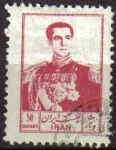 Sellos de Asia - Irn -  IRAN 1955 Scott 1026 Sello Retrato Militar Mohammad Reza Shah Pahlavi Usado