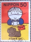 Stamps Japan -  Scott#2741 intercambio nf2b 0,35 usd 50 y. 2000