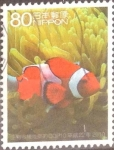 Stamps Japan -  Scott#3266j intercambio 1,50 usd 80 y. 2010