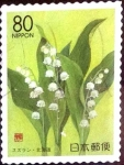 Stamps Japan -  Scott#Z97 intercambio 0,70 usd 80 y. 1991