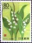 Stamps Japan -  Scott#Z97 intercambio 0,70 usd 80 y. 1991