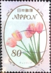 Stamps Japan -  Scott#3516 intercambio 0,90 usd 80 y. 2013