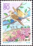 Stamps Japan -  Scott#Z229 intercambio 0,75 usd 80 y. 1997