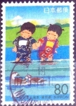 Stamps Japan -  Scott#Z433 intercambio 0,75 usd 80 y. 2000