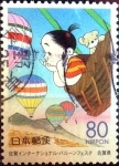 Stamps Japan -  Scott#Z443intercambio 0,75 usd 80 y. 2000