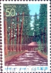 Stamps Japan -  Scott#Z459 intercambio 0,50 usd 50 y. 2001