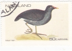 Sellos de Asia - Nagaland -  ave- Moor-hen