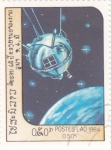 Stamps Laos -  aeronautica- satélite