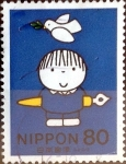 Stamps Japan -  Scott#2627 intercambio, 0,40 usd 80 y,  1998