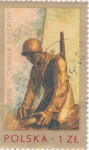 Stamps Poland -  soldado