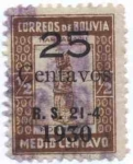 Sellos del Mundo : America : Bolivia : Emisiones de 1913 y 1916 sobrecargados