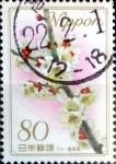 Stamps Japan -  Scott#3087 intercambio, 0,55 usd 80 y. 2008