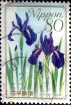 Stamps Japan -  Scott#3215 intercambio, 0,90 usd 80 y. 2010