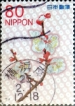 Stamps Japan -  Scott#3502 intercambio, 0,90 usd 80 y. 2012