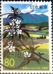 Stamps Japan -  Scott#Z483 intercambio, 0,75 usd 80 y. 2001