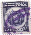 Sellos de America - Bolivia -  Escudo