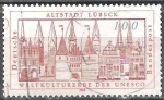 Stamps Germany -  Ciudad Hanseática de Lübeck (Patrimonio de la Humanidad 1987).