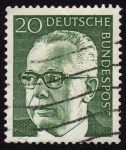 Stamps Germany -  INT-GUSTAV WALTER HEINEMANN