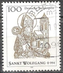 Stamps Germany -  Muerte Milenario de San Wolfgang,Obispo de Regensburg.