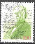 Stamps Germany -  175º Nacimiento Anniv de Theodor Fontane (escritor).