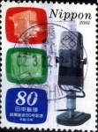 Stamps Japan -  Scott#2800 intercambio, j2i 0,40 usd, 80 y. 2001