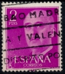 Stamps Spain -  ESPAÑA_SCOTT 830.02 GEN. FRANCO. $0,2