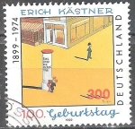 Stamps Germany -  Centenario del nacimiento de Erich Kastner,(Escritor).