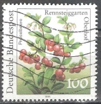 Stamps Germany -  Jardín botánico de flora de montaña en Oberhof.