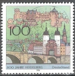 Stamps Germany -  800 años Heidelberg.