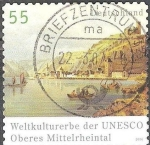 Stamps Germany -  Patrimonio de la Humanidad por la UNESCO, medio superior del valle del Rin.