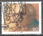 Stamps Germany -  90a Aniv nacimiento de Ludwig Erhard (ex Canciller).