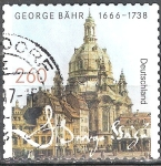 Stamps Germany -  350a aniv del nacimiento de George Bähr (Arquitecto).