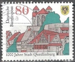 Stamps Germany -  1.000 años Quedlinburg.