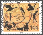 Stamps Germany -  200 aniversario del nacimiento de Hans Christian Andersen (poeta).