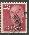 Stamps Spain -  General Franco. ED 1148 