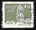 Stamps Germany -  Monumento sovietico en Berlin