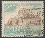 Stamps Spain -  Castillos españoles. ED 1813 