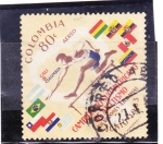 Sellos de America - Colombia -  campeonato de atletismo