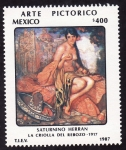 Stamps Mexico -  ARTE PICTÓRICO - Saturnino Herrán