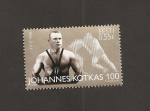 Sellos del Mundo : Europe : Estonia : Centenario nacimiento luchador Johannes Kotkas