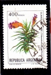 Sellos de America - Argentina -  flores- CLAVEL DEL ANGEL