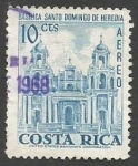 Sellos del Mundo : America : Costa_Rica : Basílica de Santo Domingo, Heredia (1967)